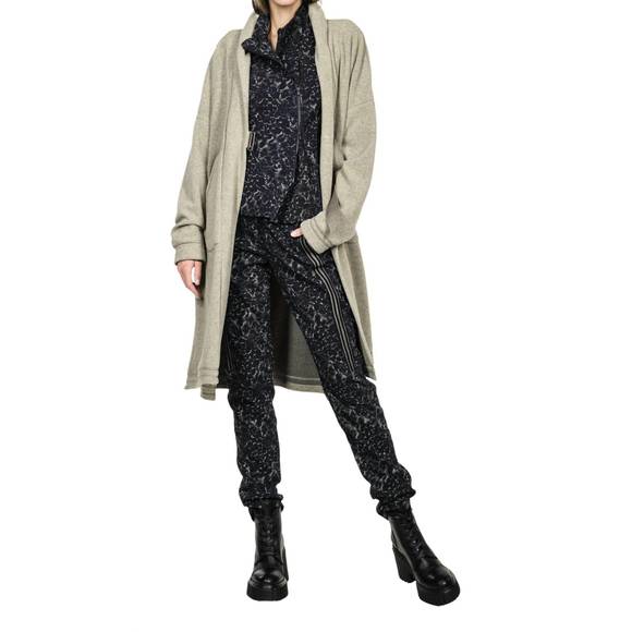 NEW BEATE HEYMANN chasuble cozy cardigan in stone - Picture 2 of 3